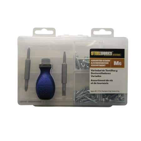 Hillman 130255 Screw &amp; Driver Kit 5407127